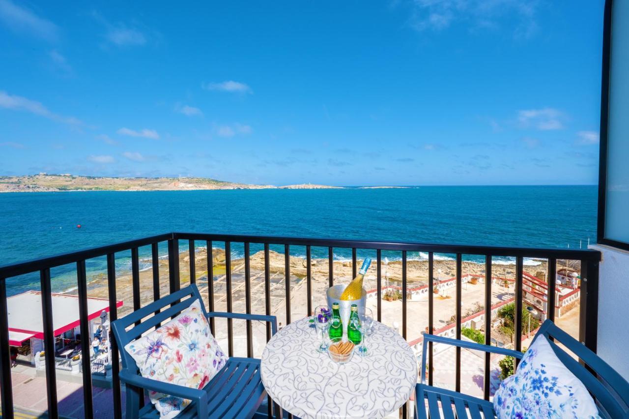 Islet Promenade Seafront Family Apartment With 2 Balconies By Getawaysmalta San Pawl il-Baħar Kültér fotó