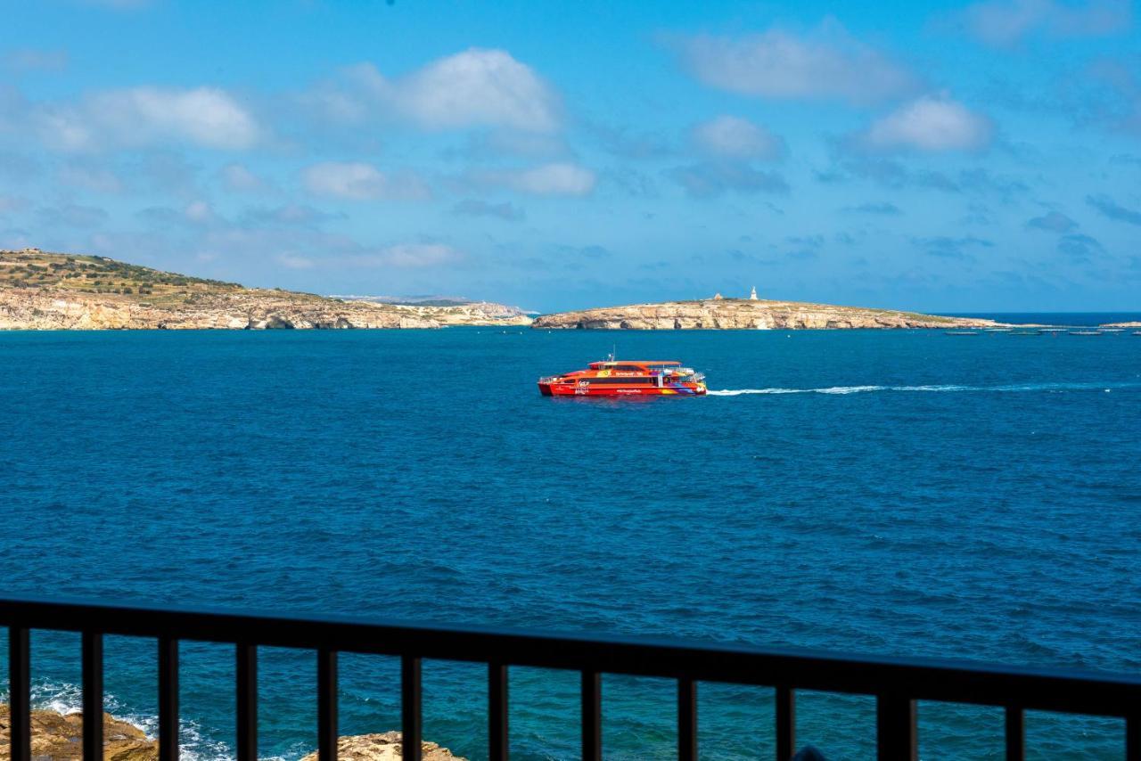Islet Promenade Seafront Family Apartment With 2 Balconies By Getawaysmalta San Pawl il-Baħar Kültér fotó