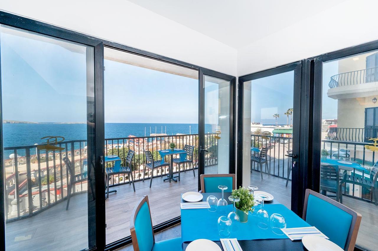 Islet Promenade Seafront Family Apartment With 2 Balconies By Getawaysmalta San Pawl il-Baħar Kültér fotó