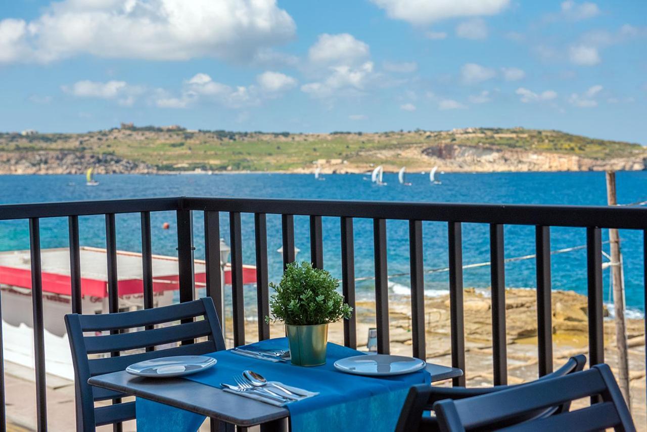 Islet Promenade Seafront Family Apartment With 2 Balconies By Getawaysmalta San Pawl il-Baħar Kültér fotó